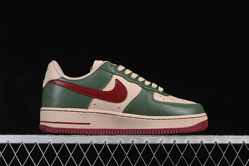 All categories Nk Air Force 1 Air Force series Nk Air Force 1 Low Air Force low top Nike Air Force 1'07 Low Year of the Horse limited edition Emerald green apricot red Air Force 1 low top casual sneakers NH0601-518